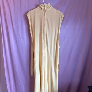 Vintage Women’s Plus Size 70’s Yellow Jumpsuit
